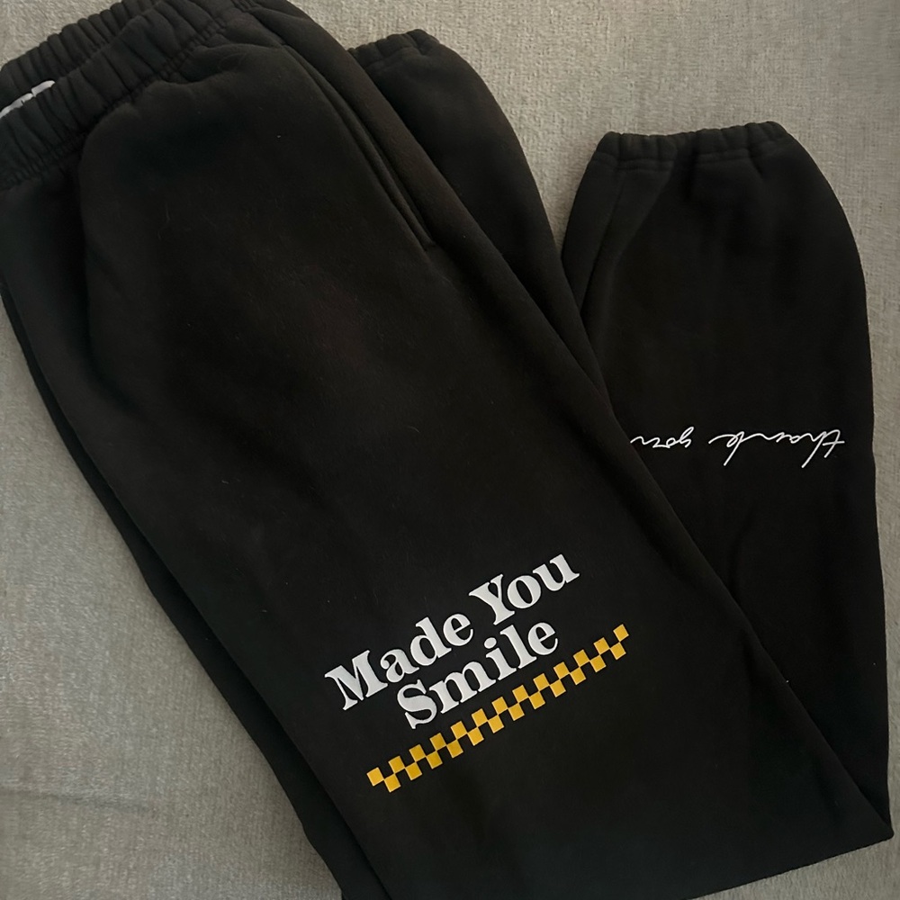 mayfair group “made you smile” joggers